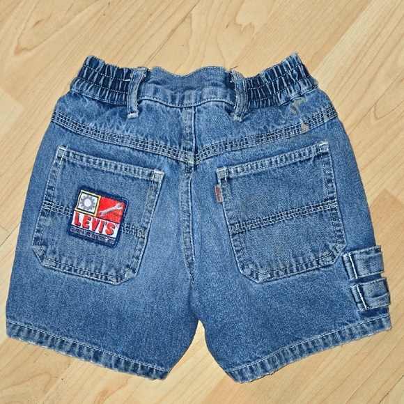 Levi's Other - Vintage Little Levi's Levis Quality Service Denim Jean Shorts Big Patch 2T